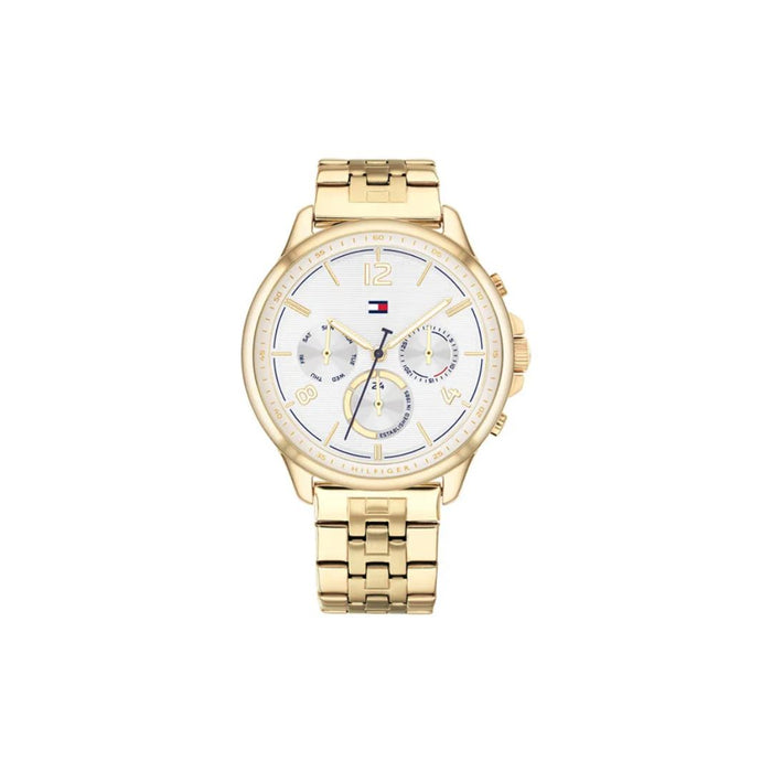 Tommy Hilfiger Gold Steel Ladies Multi-function Watch - 1782223 - Authentic