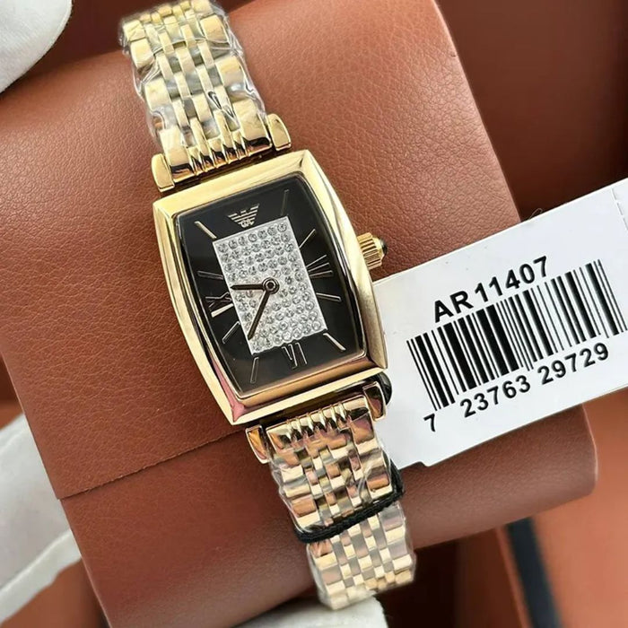 Emporio Armani Two-Hand Rose Gold-Tone Stainless Steel Watch - AR11407 - Gianni T Authentic