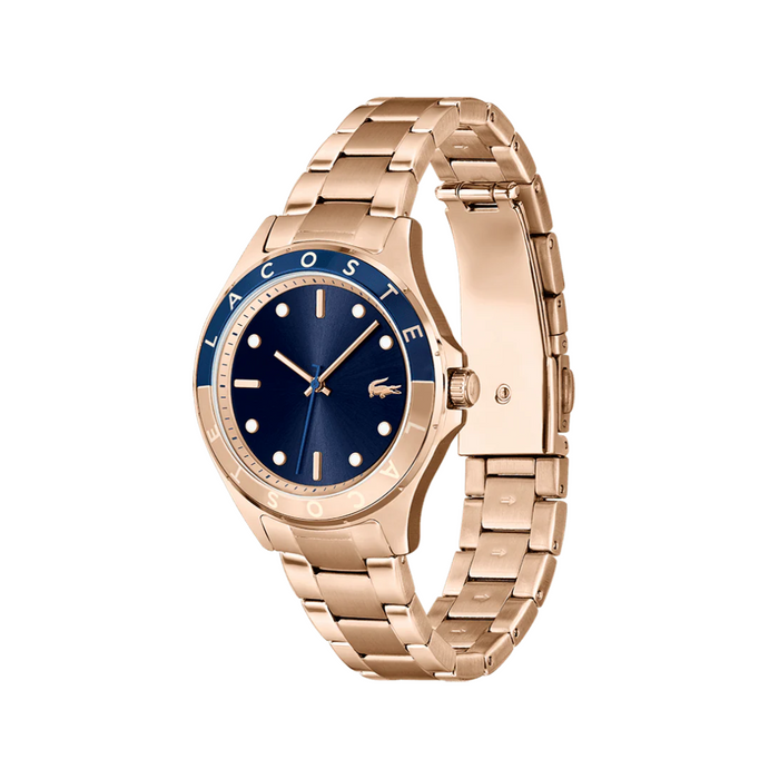 Lacoste Women Swing Watch, 38mm, Rose Gold - 2001268 - Authentic