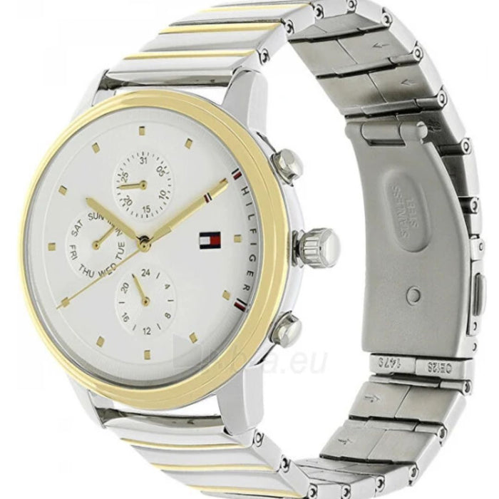 Tommy Hilfiger Women's Quartz Stainless Steel White Dial 38mm Watch 1781908 - Authentic