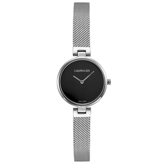 Calvin Klein Minimal Black Dial Women's Watch - K8G23121 - Authentic