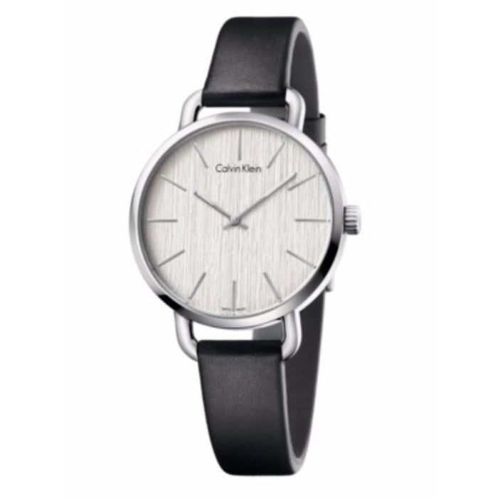 Calvin Klein Stately Women’s Watch – Silver Dial - K7b231c6 - Authentic