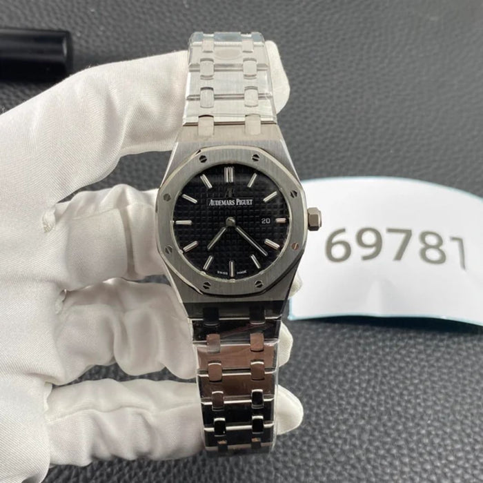 Audemars Piguet Royal Oak 33mm Stainless Steel Silver black dial