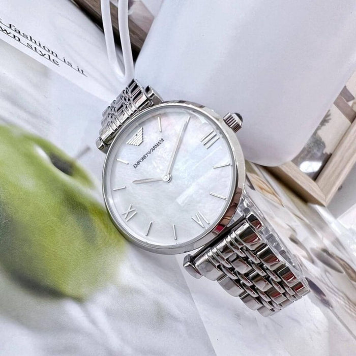 Emporio Armani Women's Two-Hand Steel Watch - AR1682 - Authentic