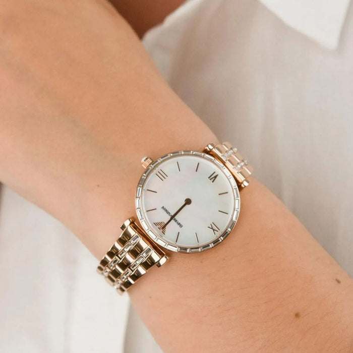 Emporio Armani Ladies Watch Gianni T-Bar AR11294 - Authentic