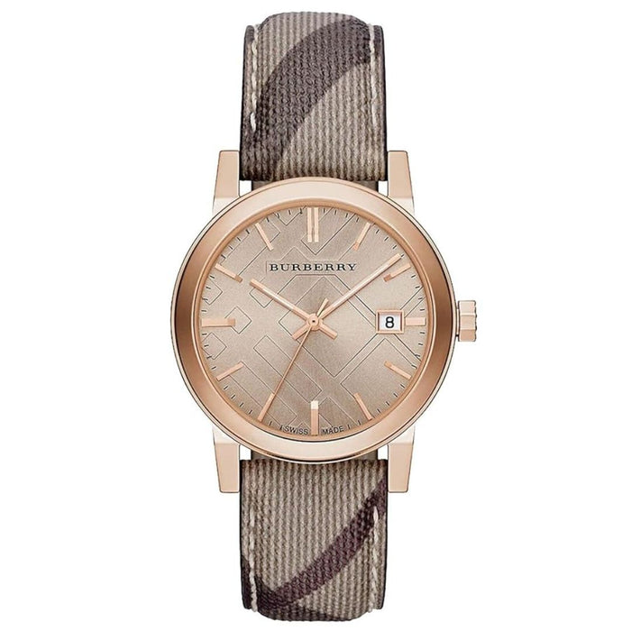 BURBERRY The City Rose Gold FACE BU9040 Women's Watch - Authentic