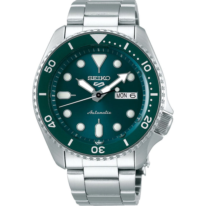 Seiko 5 Sports Automatic Green Dial Men’s Watch - Seiko SRPD61K1 - Authentic
