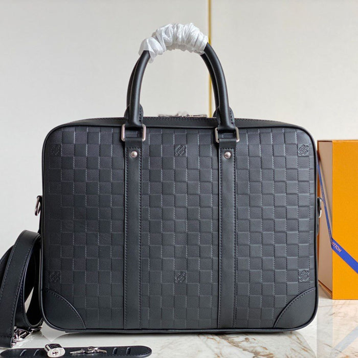 Louis Vuitton Genuine Leather Business Bag