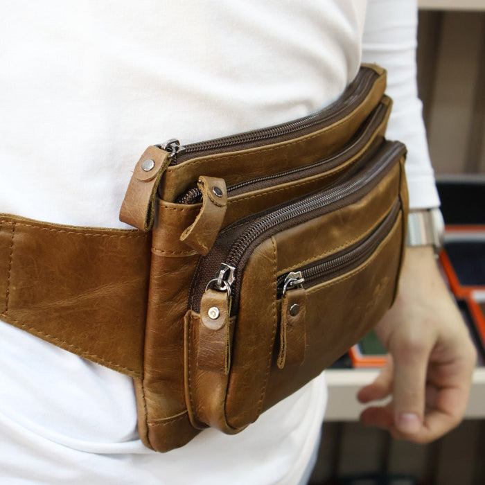 Real Cow Leather Waist Bag