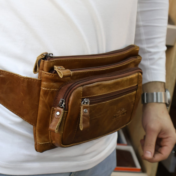 Real Cow Leather Waist Bag