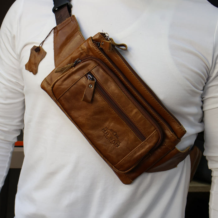 Real Cow Leather Waist Bag