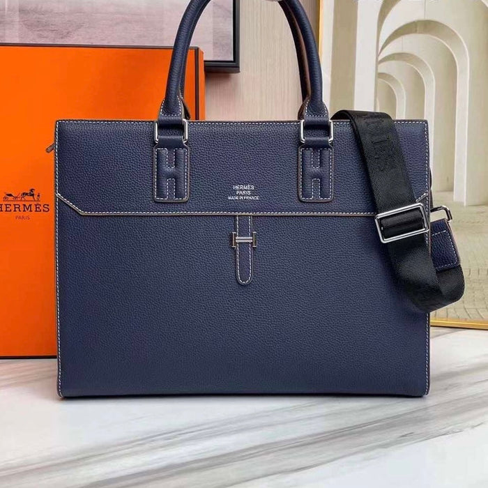 Hermès Genuine Leather Laptop Bag