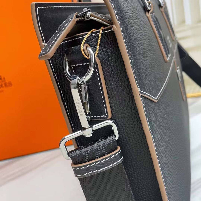 Hermès Genuine Leather Laptop Bag