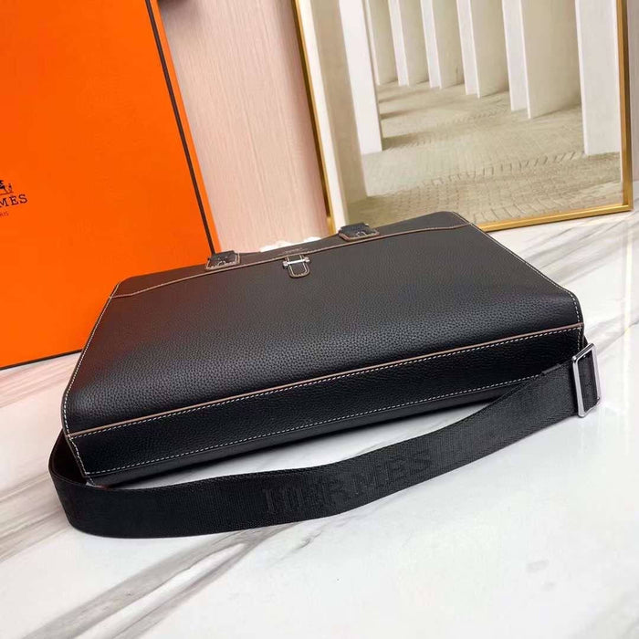 Hermès Genuine Leather Laptop Bag